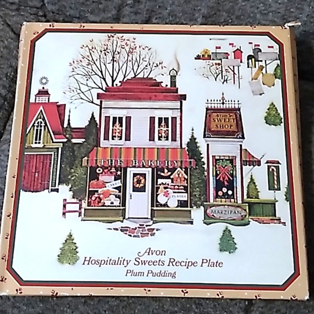 Avon Hospitality Sweets Recipe Plates
